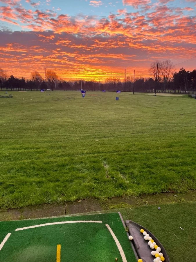 Driving Range schoongeprikt